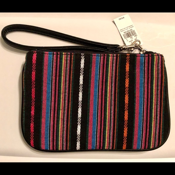 Express wristlet Aztec stripe woven NWT - Picture 2 of 2